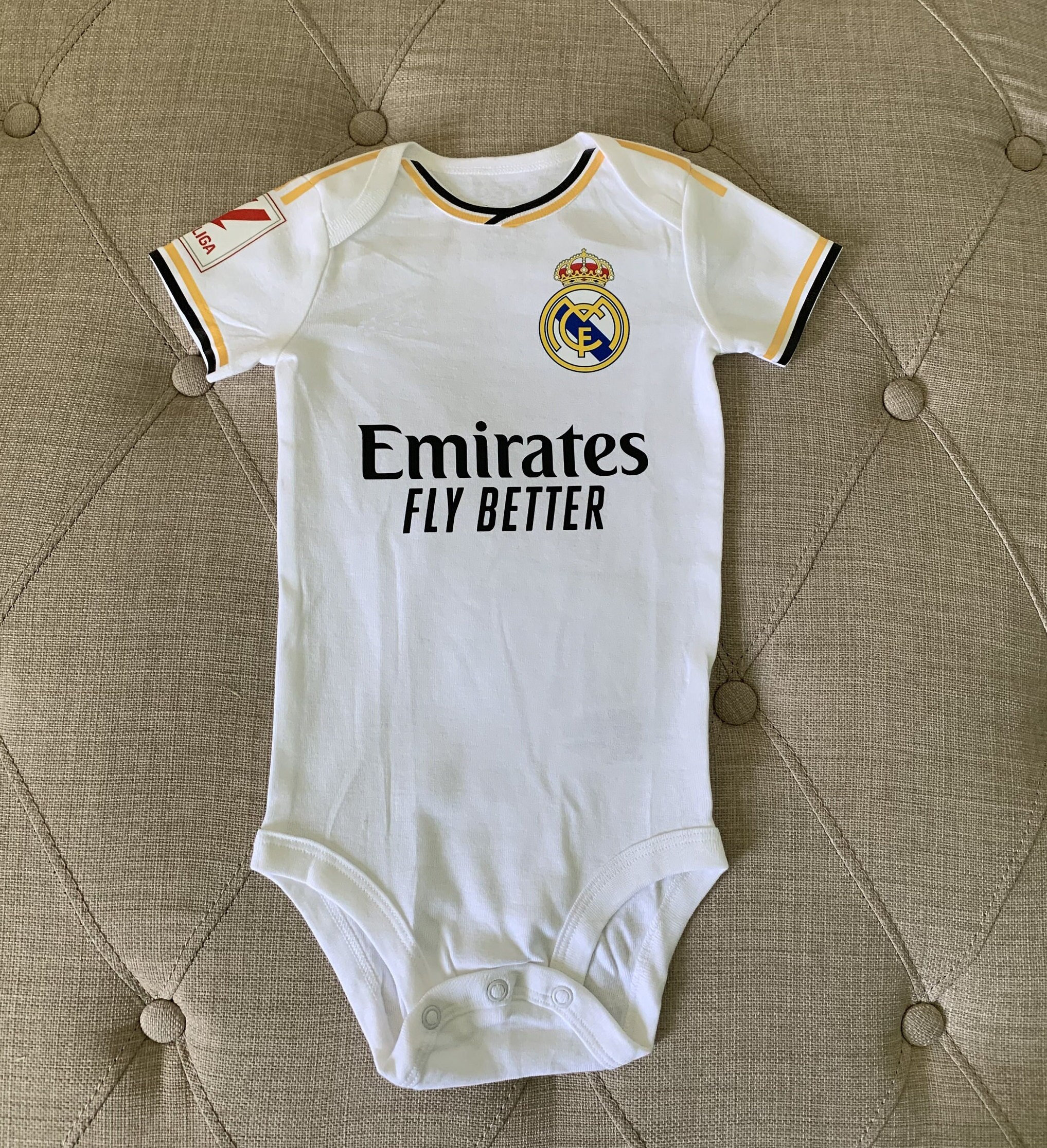 Recien nacido conjunto Real Madrid | Viste a tu bebe del Real |Rel Madrid  Kit Bebe