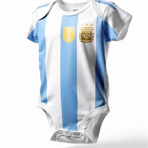 argentina soccer baby bodysuit