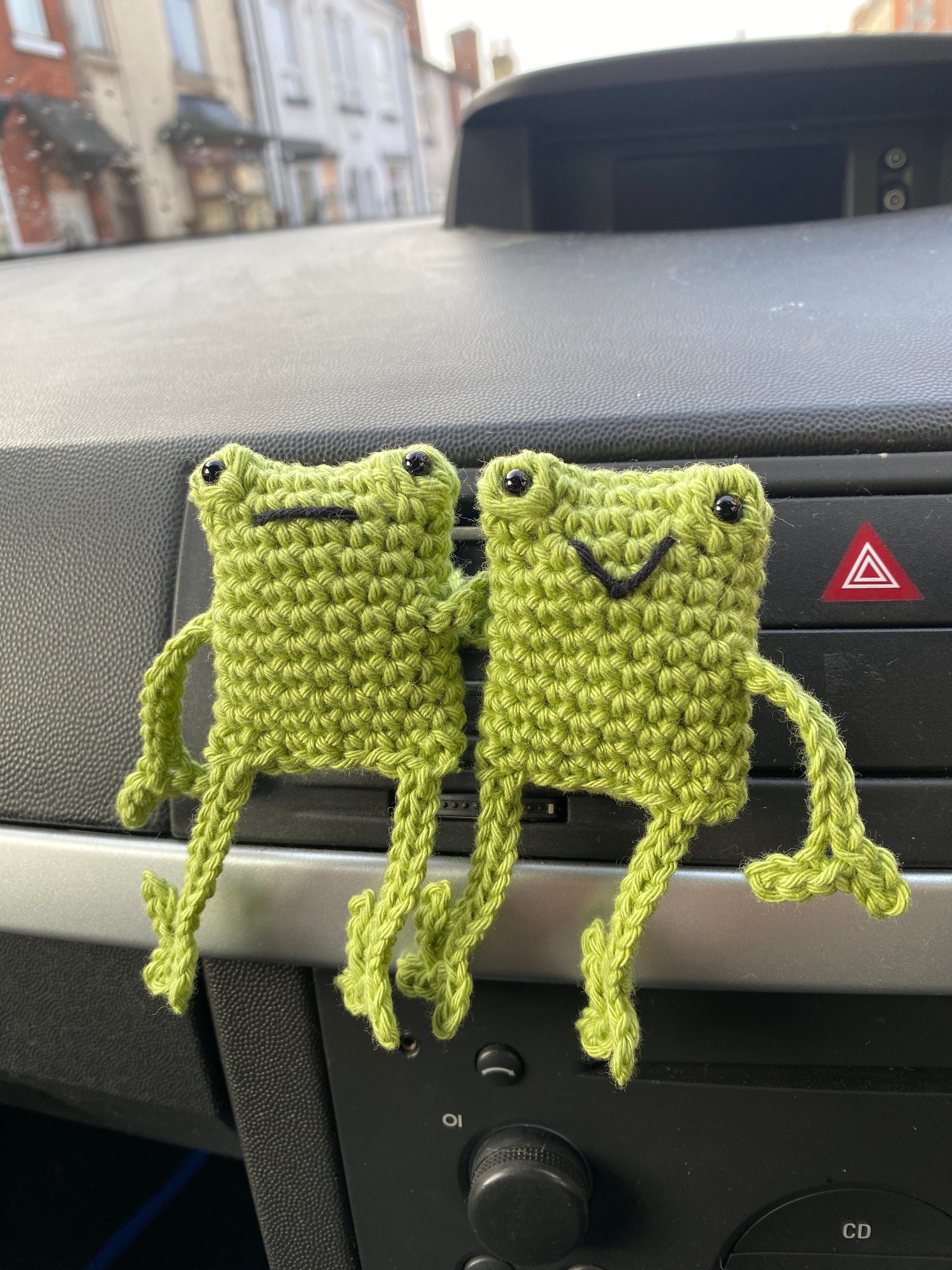 camelcamelcamel - Vansolinne 2 Pcs Cute Car Accessories Crochet