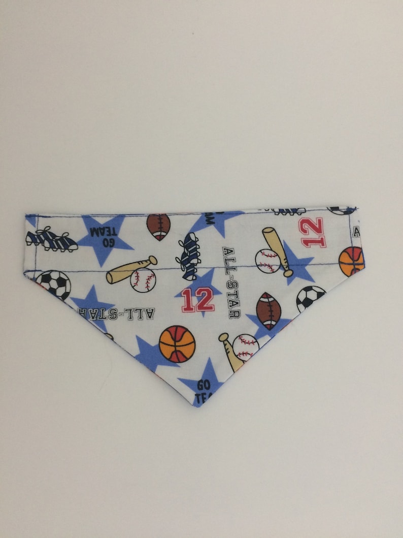 Sport Reversible colorful Pet Bandana Over the collar Dog Bandana Slip-On Bandana Reversible Dog Bandana