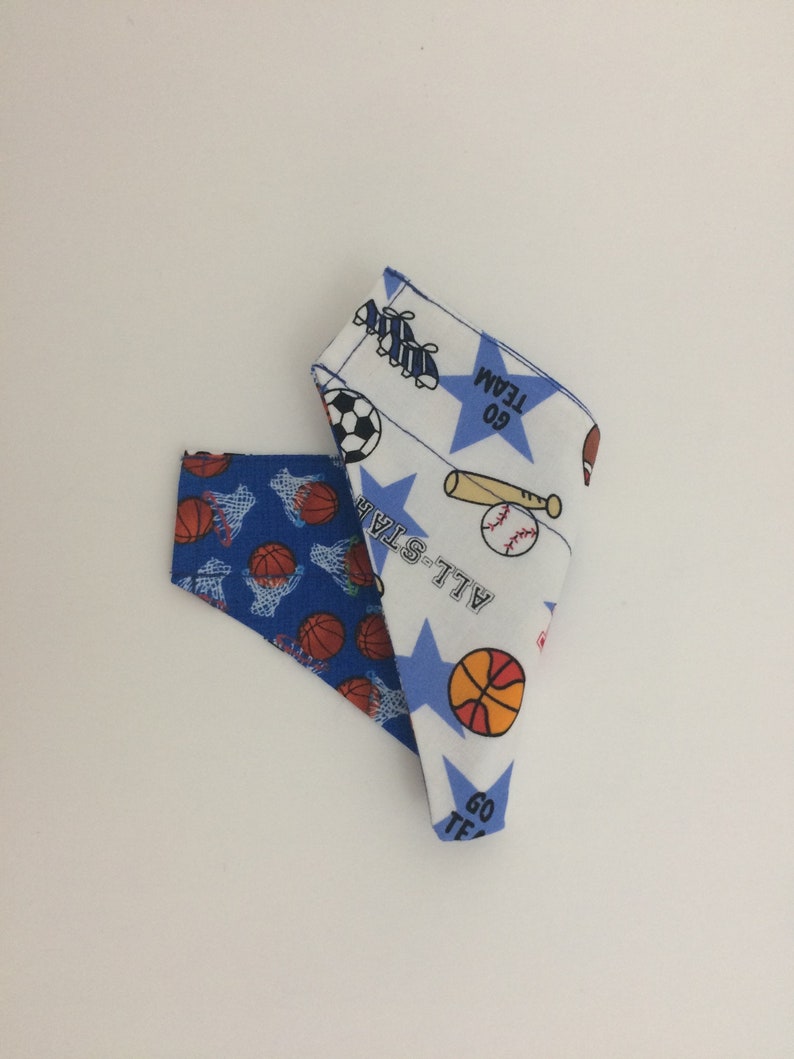 Sport Reversible colorful Pet Bandana Over the collar Dog Bandana Slip-On Bandana Reversible Dog Bandana