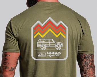 Camiseta unisex blanca con cactus de las montañas OGSUV para 4Runner de 1.ª generación / Regalo para Toyota / Regalo para 4Runner