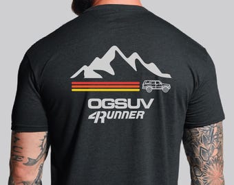 Camiseta unisex OGSUV MTN 2.0 Black Mist de 1.ª generación para 4Runner / Regalo de Toyota / Regalo para 4Runner