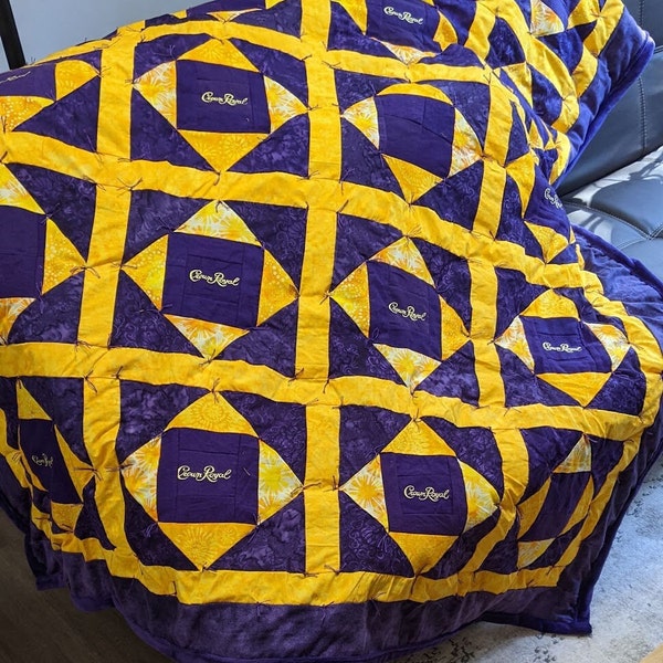 Crown Royal Blanket Etsy