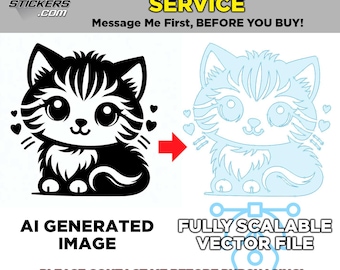 AI Art to Vector Conversion (svg, eps, pdf Files)