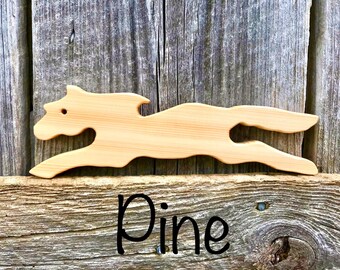 Handcrafted Horse Oven Rack Pull: Wooden Kitchen Tool