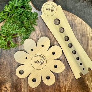 Herb Stripper | Solid Poplar Wood | Kitchen Tool | Herb Leaf Remover | Cooking Gift | Handcrafted | Housewarming Gadget | Chef Accessory