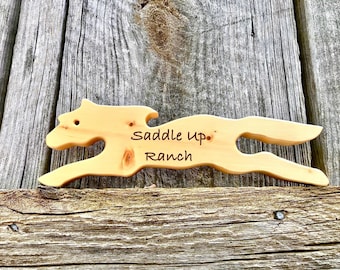 Personalized Horse Oven Rack Pull: Engraved Kitchen Tool