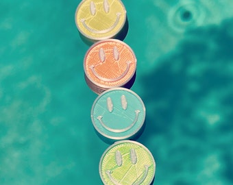 Summer Smilies Set of 4 Toppers