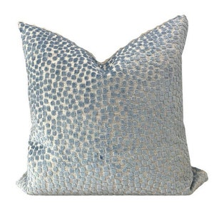 Kravet Cut Velvet Pillow Cover //  Kravet Flurries Cut Velvet Throw Pillow, Accent Pillow, Toss Pillow 16 22 24 26 Euro