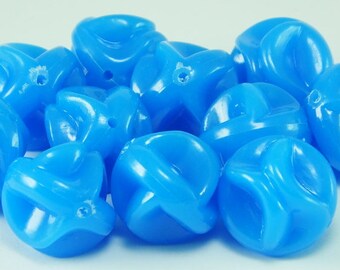 50 pcs Opaque 20mm Round Big Bubblegum Plastic Beads Chunky Gumball Acrylic  Vintage German Beads , Findings ,   Lucite Beads
