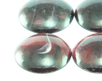 Circle Vintage German Cabochon (10 pcs) , Plastic Cabs , 20mm Lucite Cabachons