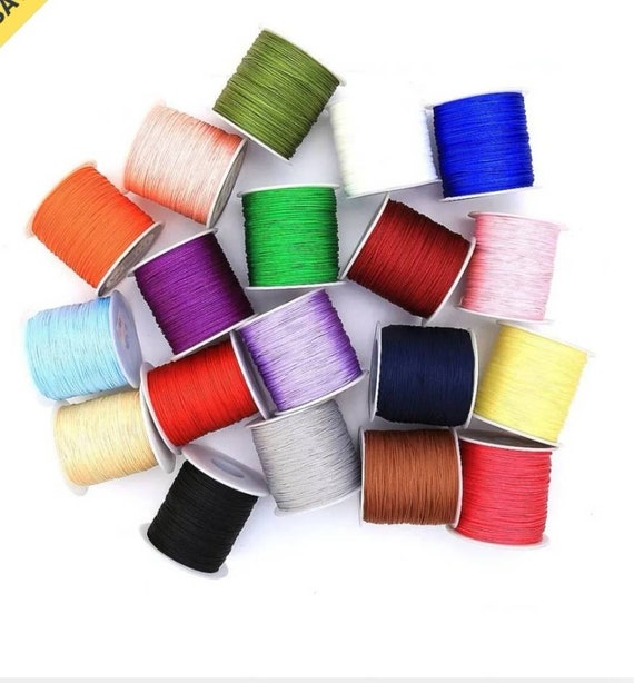 Buy Parachute Cord 0.8 Mm , Choose Colour, Jewelry Thread, Bracelet Making,  Rosary Making, Jewelry Cord, Macrame Supply Online in India 