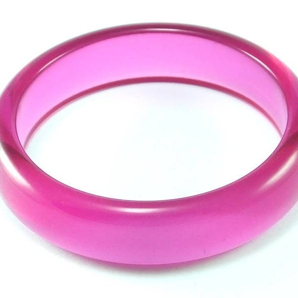 Transparent Pink Vintage Plastic Bangles , 82x16x08mm (internal measure 65mm) , Vintage Bracelet  , Bracelet Supply , Vintage Jewelry