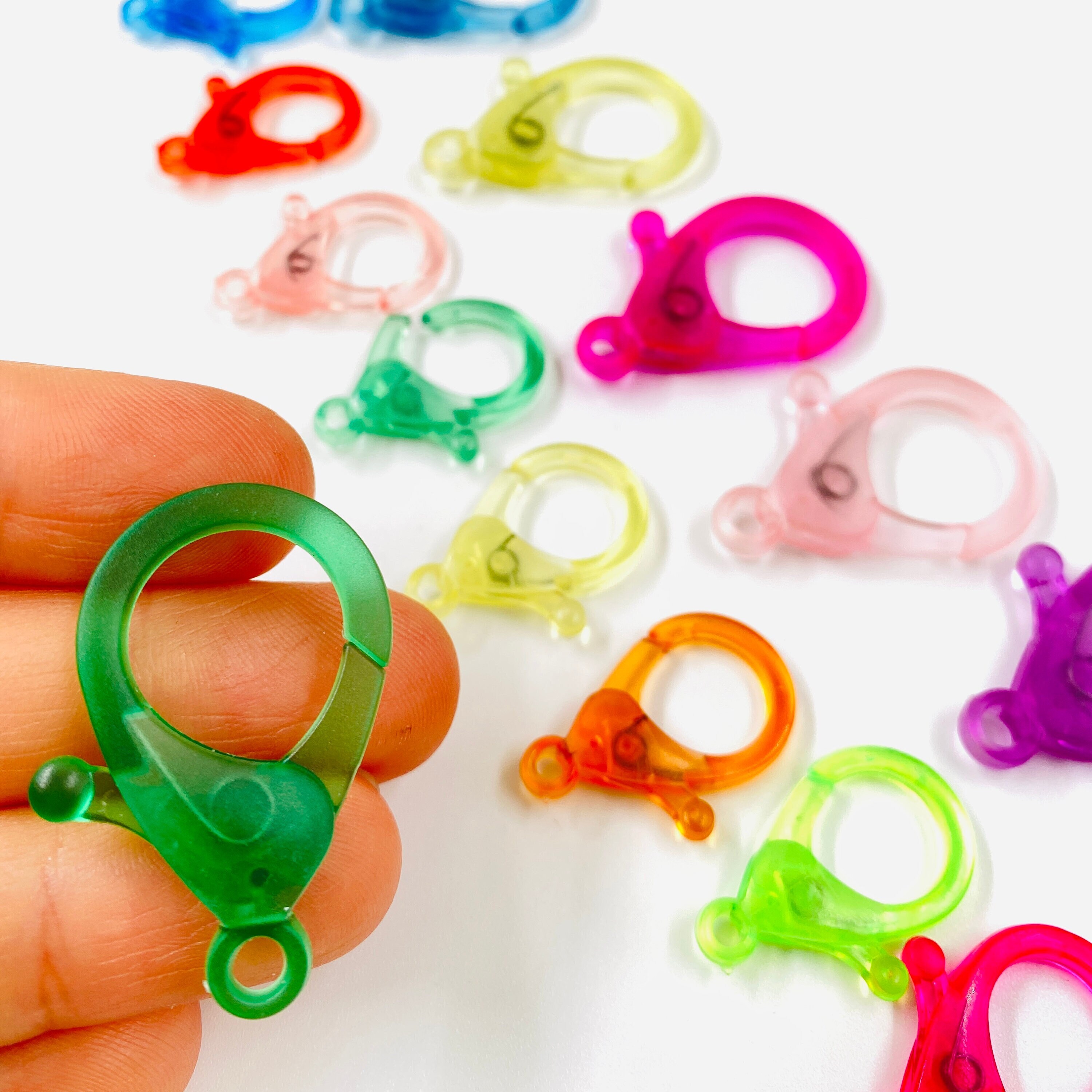 Acrylic Lobster Clasp , Mixed Color High Quality Lobster Clasp