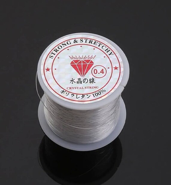 0.4mm 100mt /roll Wholesale Clear Jewelry Beading Non Elastic Stretchy for  Jewelry Making Bracelet Necklace, Craft Beads Line DIY String 