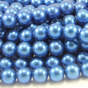 10 psc Vintage Pearl Beads , 12 mm , Round Pearl   -prl2