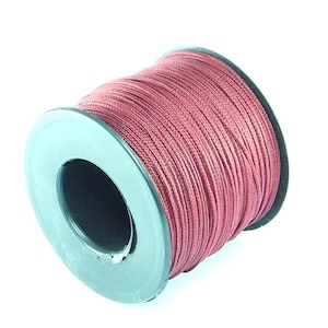 Claret Red Parachute cord 2 mm ,Makrame Cord , Bracelet Making , choose feet