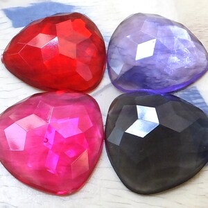 Cabochons triangulaires vintage (10 pièces)