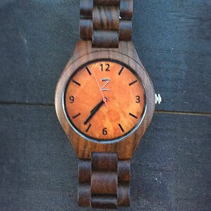 MALUNO Series Diver watch, men and women, Sports watch, Wooden watch with wooden bracelet and free engraved wooden gift box