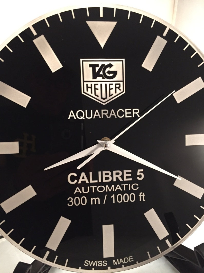 Tag Heuer Aquaracer Calibre 5 Dial Face Wall Clock Wall Etsy
