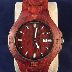 BAGALA Series Diver watch, men and women, Sports watch, Wooden watch with wooden bracelet and free engraved wooden gift box