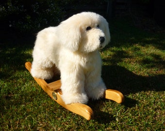 English Cream Golden Retriever Rocking Puppy