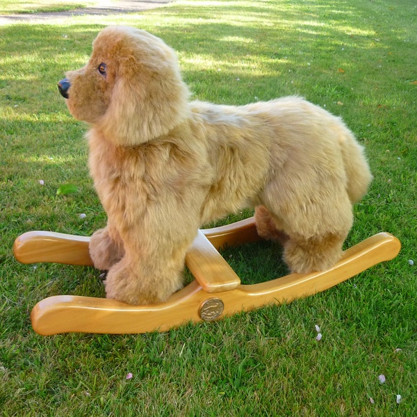 Golden Retriever rocking puppy gift