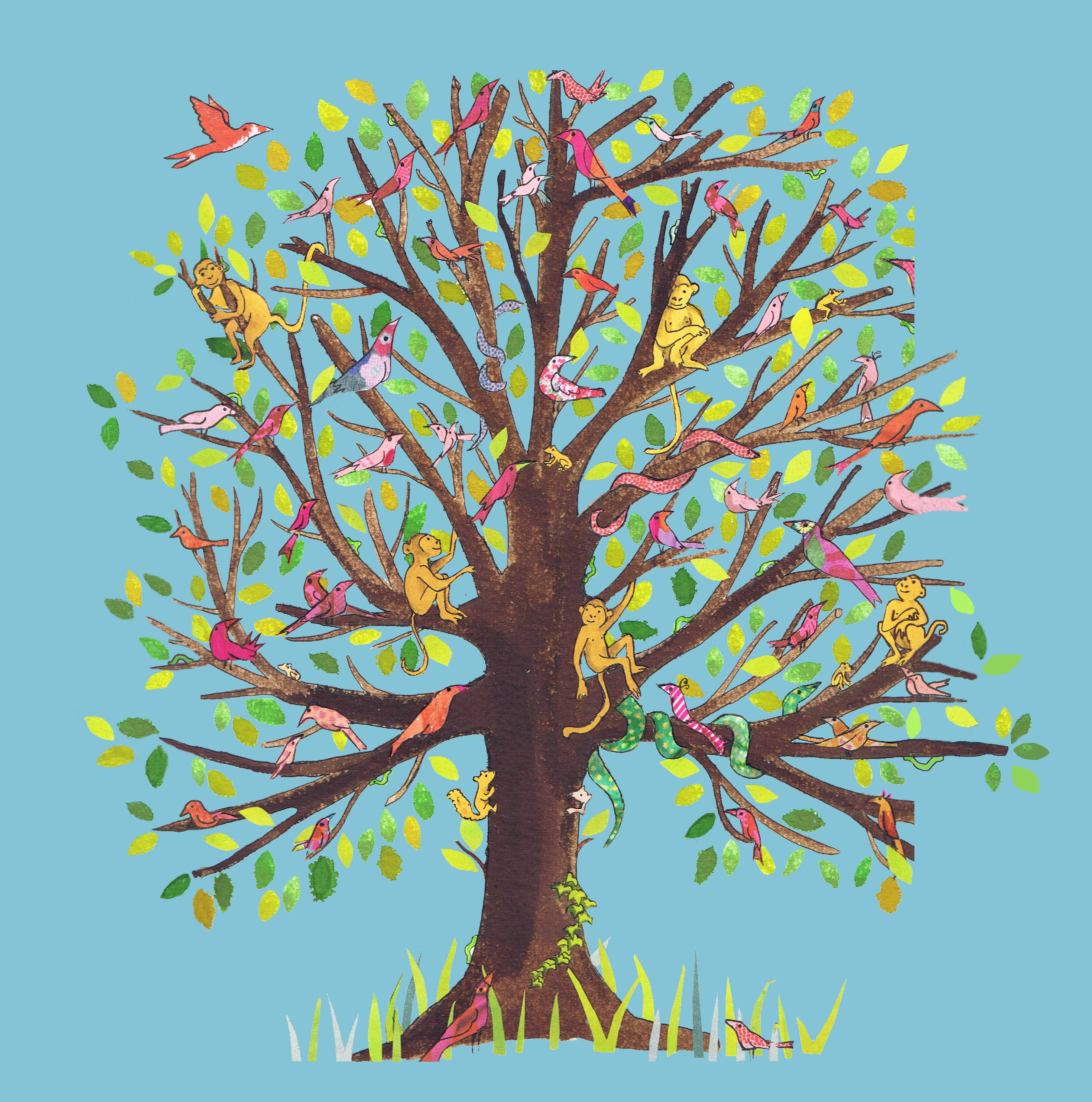 ポスター 30cm / TREE OF HOPE – BIRDS' WORDS
