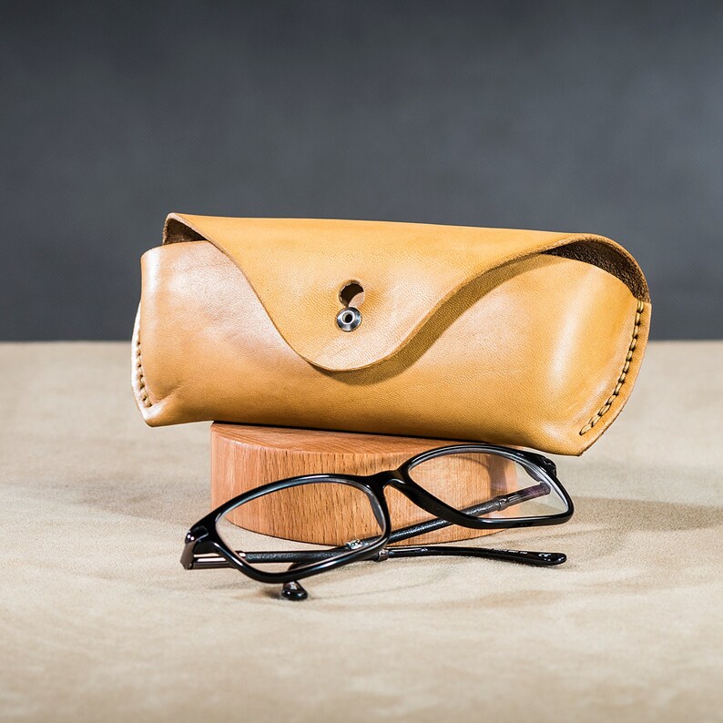 Leather Spectacle Cases Etsy
