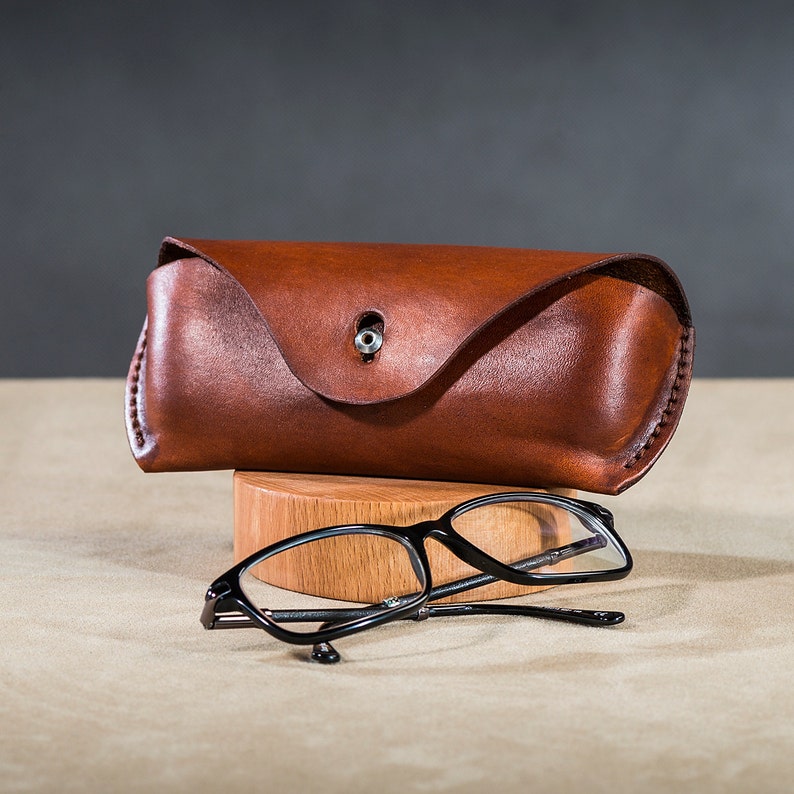 Leather Spectacle Cases Etsy
