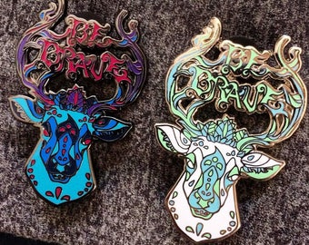 Be Brave Deer - Hat Pin by The Wet Stain