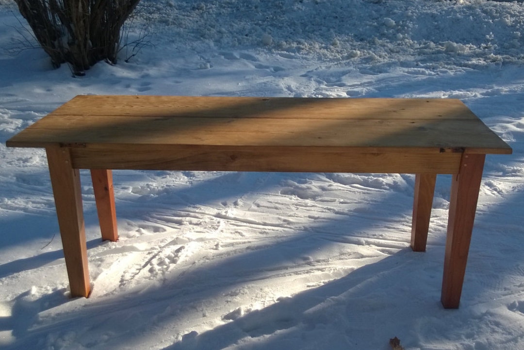 Reclaimed Wood Farm Table - Etsy