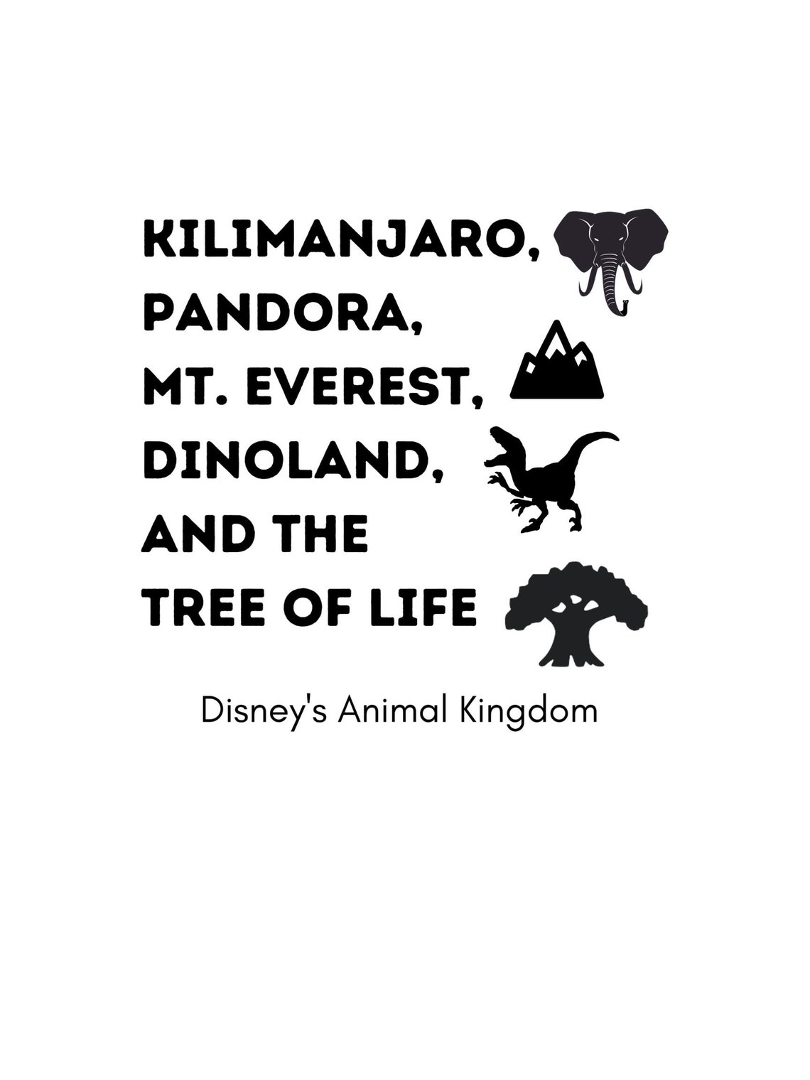 Disney Animal Kingdom Disneyworld SVG PNG Cutting Digital - Etsy