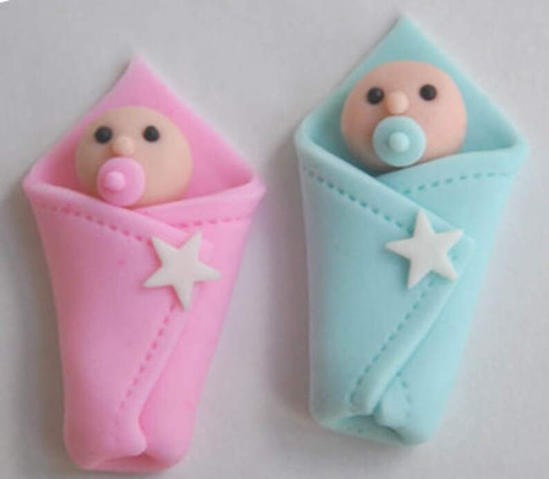 Fondant Baby Cake Topper Fondant Baby Cake Topper Fondant Etsy