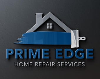 Construction Logo Design | Drywall Services Logo | Drywall Repair Logo | Home Repair Logo | Drywall Business Logo | Carpenter Logo | Builder