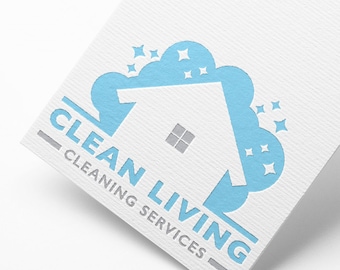 Cleaning Services Logo | Cleaning Business Logo | Housekeeping Logo | House Cleaning Logo | Residential Cleaning | Office Cleaning Services