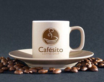 Coffee Shop Logo Design | Coffee Design | Coffee Cup Logo | Cafe Shop Logo | Coffee Logo | Coffee Store Logo | Cafe Store | Brew Shop Logo