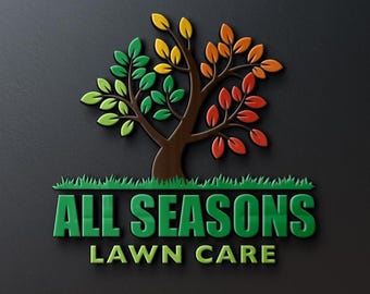 Lawn Care Logo | Lawn Maintenance Logo | Landscaping Logo | Business Logo | Yard Care Logo | Tree Service Logo | Lawn Services | Landscaper