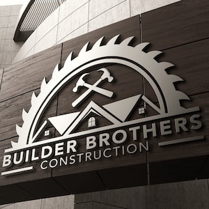 Construction Business Logo | Remodeling Company Logo | Home Remodel | Handyman Logo | Home Repair Service | Construction Logo | Roofing Logo