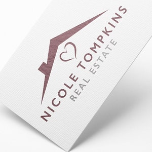 Realtor Logo | Real Estate Logo | Heart Design | Real Estate Design | Real Estate Marketing | Real Estate Business | Realtor Personal Brand