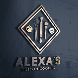 Cookie Logo Design | Cookie Shop Logo | Bakery Logo | Baker Branding | Bakery Shop Logo | Pastry Shop | Pastry Kitchen Logo | Custom Cookies