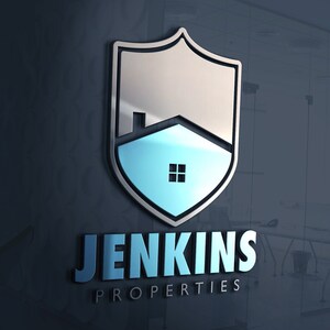 Real Estate Logo | Realtor Logo | Logo Design | Realty | Property Management | Properties | Real Estate Design | House Logo | Shield Design