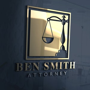 Law Firm Logo Design | Attorney Logo Design | Lawyer Logo | Judicial Scale Logo | Law Office Logo | Attorney at Law Logo | Professional Logo