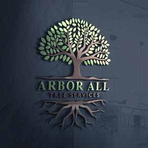 Landscaping Business Logo | Lawn Care Logo | Landscaper Logo | Tree Logo | Landscaping Logo | Landscape Design | Lawn Maintenance | Arborist