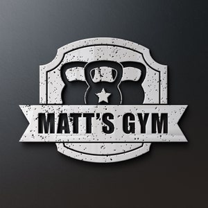 Personal Trainer Logo | Fitness Trainer Logo Design | Gym Logo | Fitness Logo | Fitness Logo | Kettle Bell Logo | Fitness Training Logo