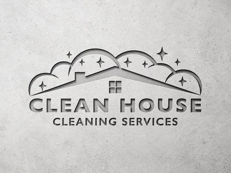 Cleaning Services Logo Design Cleaning Business Logo Housekeeping Logo
