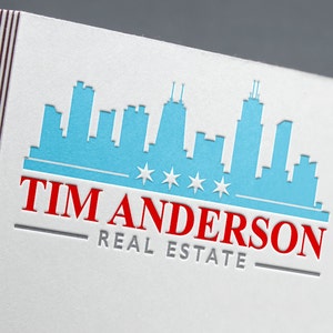 Logo Design / Immobiliare / Chicago / Logo / Logo personalizzato / Agente immobiliare / Immobiliare / Logo di gestione della proprietà / Logo di Chi Town / Chicago Design