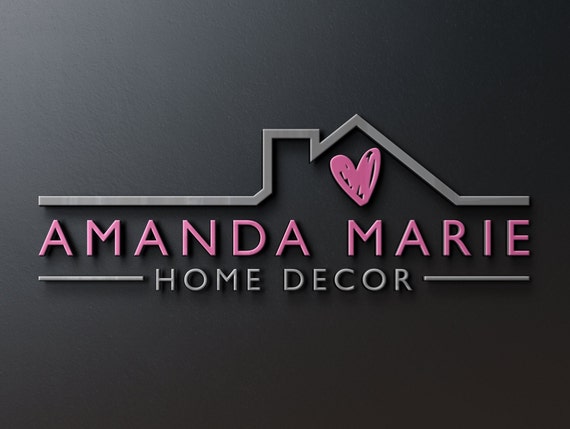 Home Decor Logo Home Decoration Logo Logo Design House - Etsy Finland