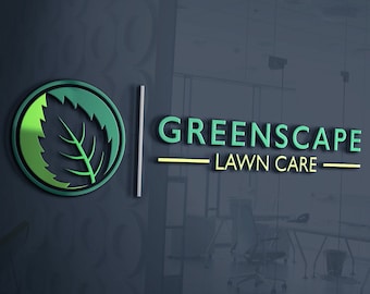 Lawn Care Business Logo Design | Landscaping Business Logo | Landscaper Logo | Landscape Logo Design | Yard Care Logo | Landscape Design